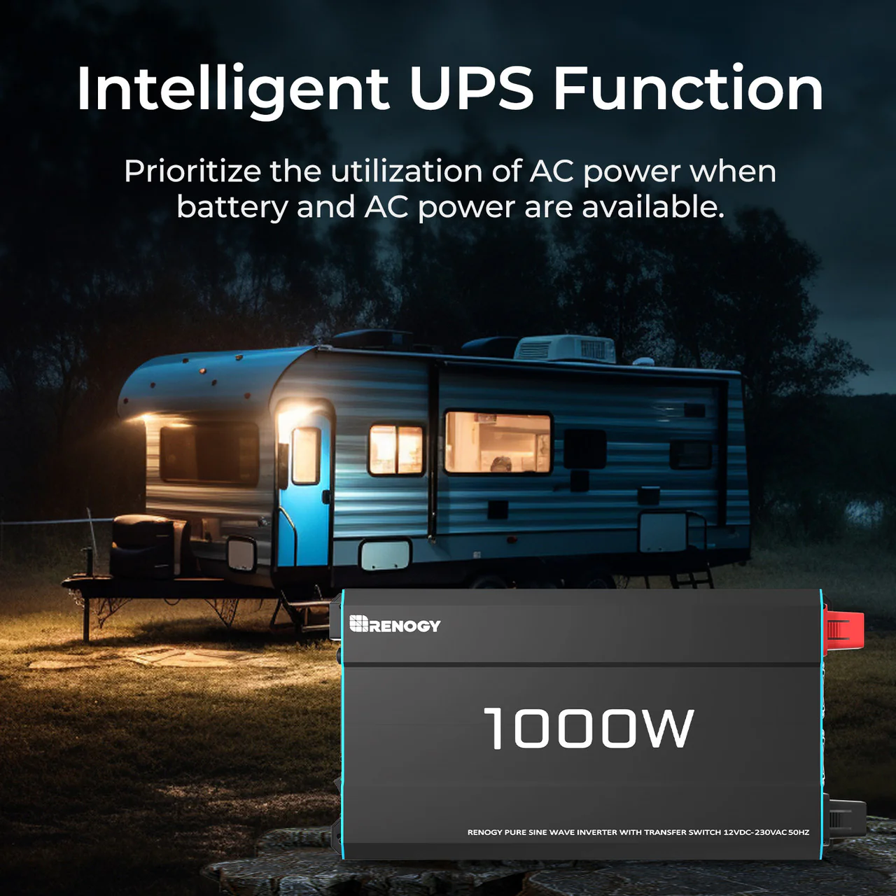 Pure Sine Wave Inverter 12V to 230V with UPS Backup 1000W / 2000W / 3000W - Image 23