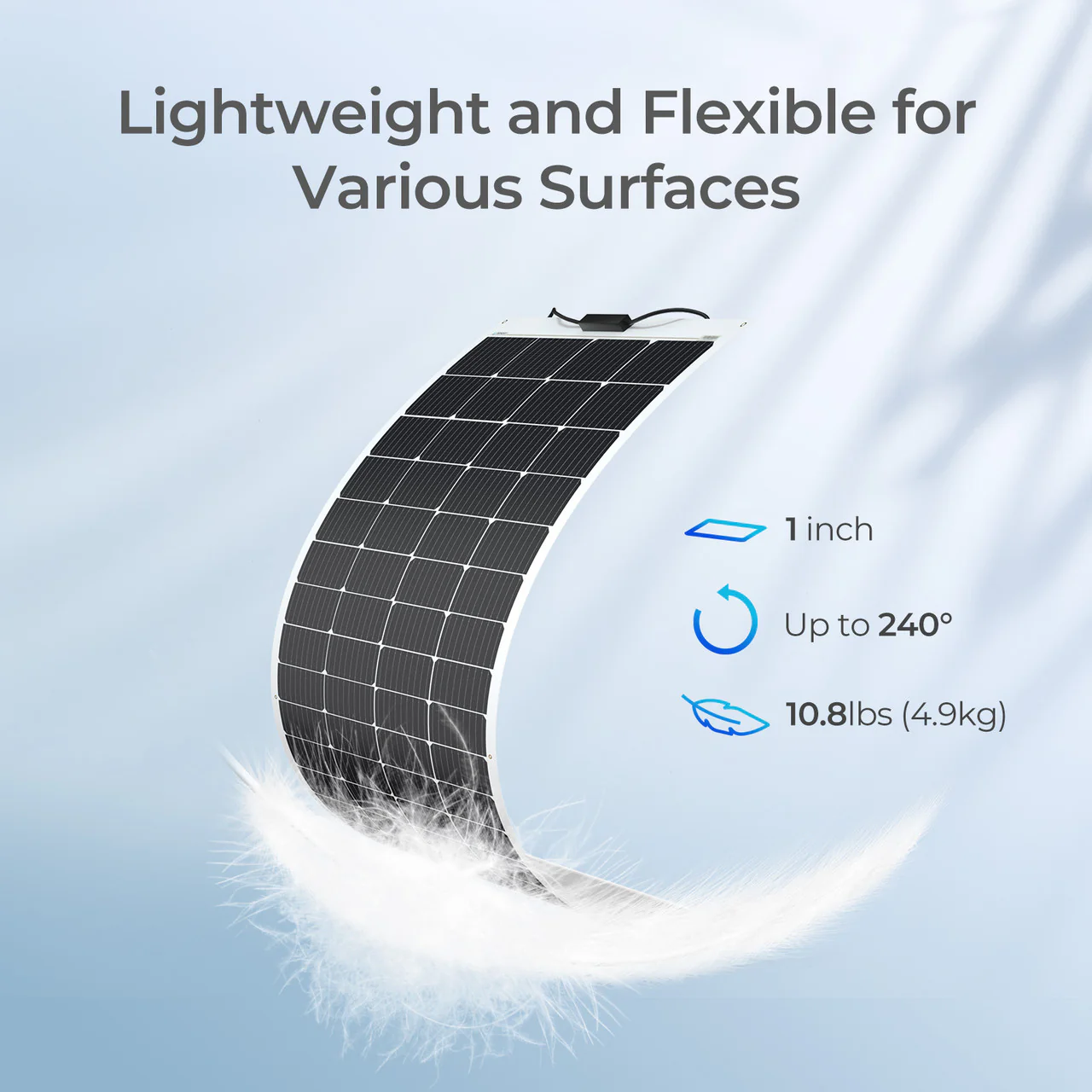 200 Watt 12 Volt Flexible Monocrystalline Solar Panel - Image 4