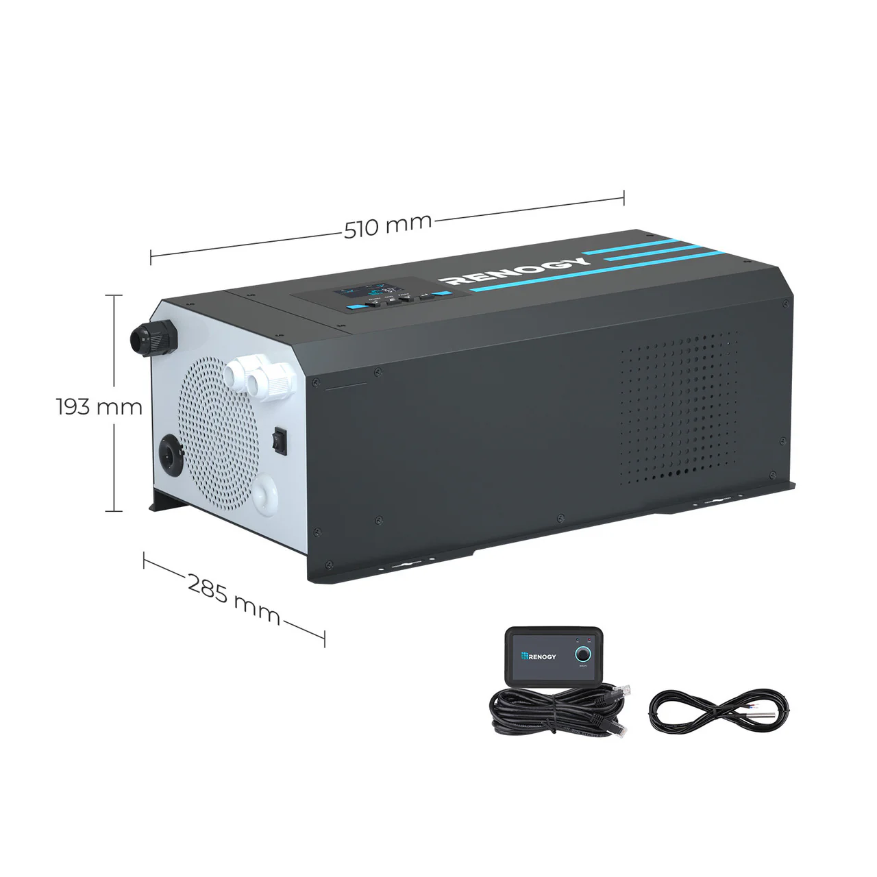 3000W 12V Pure Sine Wave Inverter Charger w/ LCD - Image 7