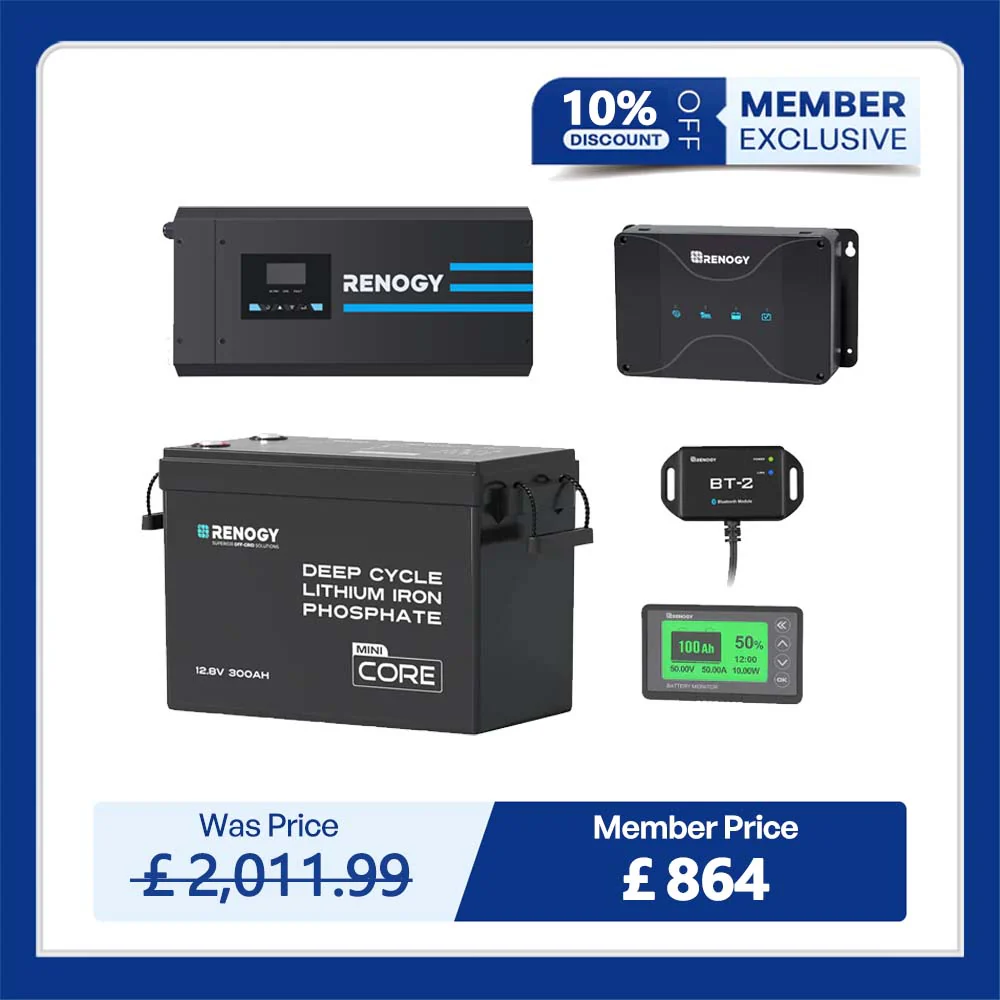3.84kWh Motorhome Power Kit | 300Ah LiFePO4 Battery, 2000W Inverter - Image 10