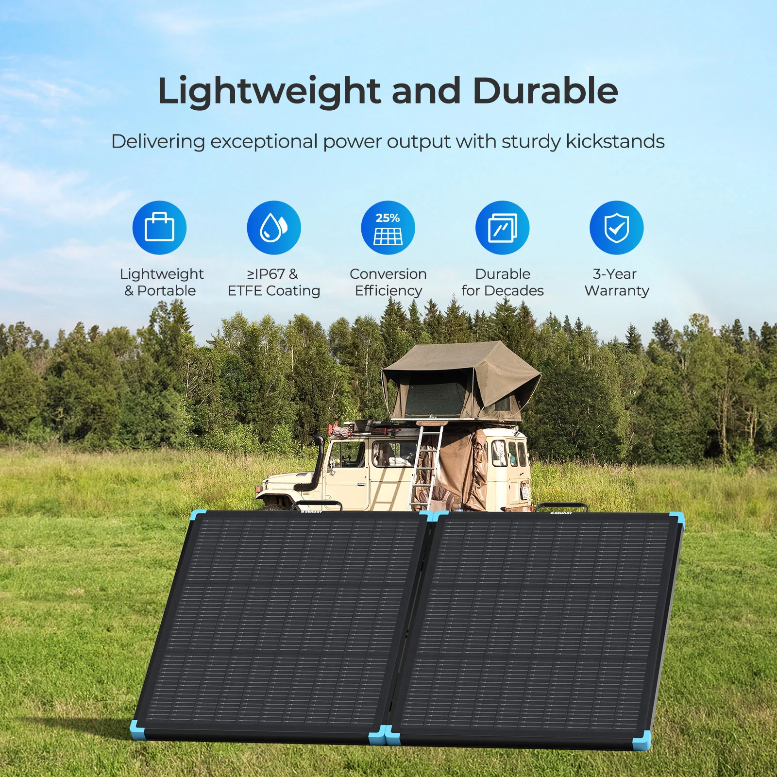 Lightweight Portable Solar Suitcase 400W / 300W / 220W / 100W - Image 17