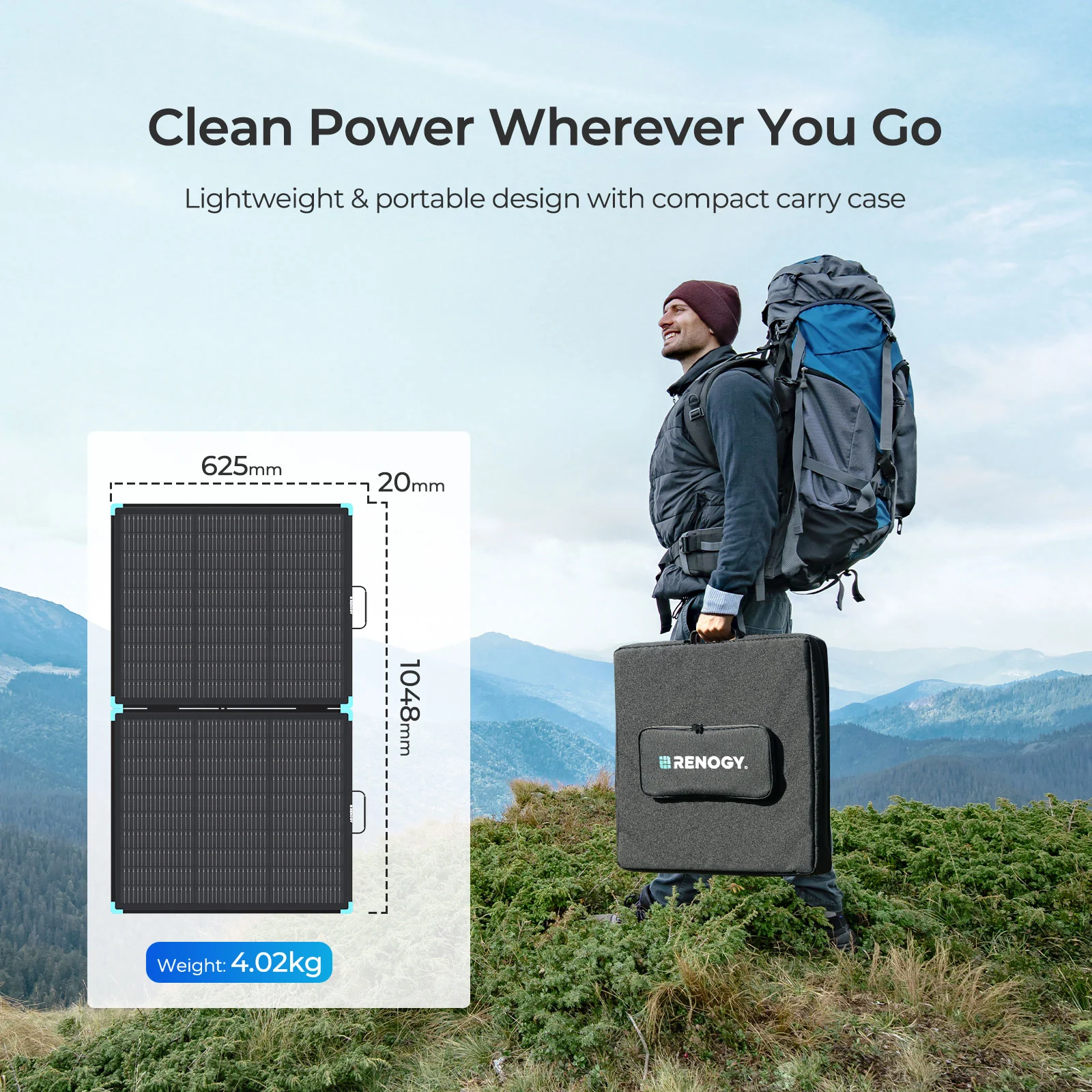 Lightweight Portable Solar Suitcase 400W / 300W / 220W / 100W - Image 18