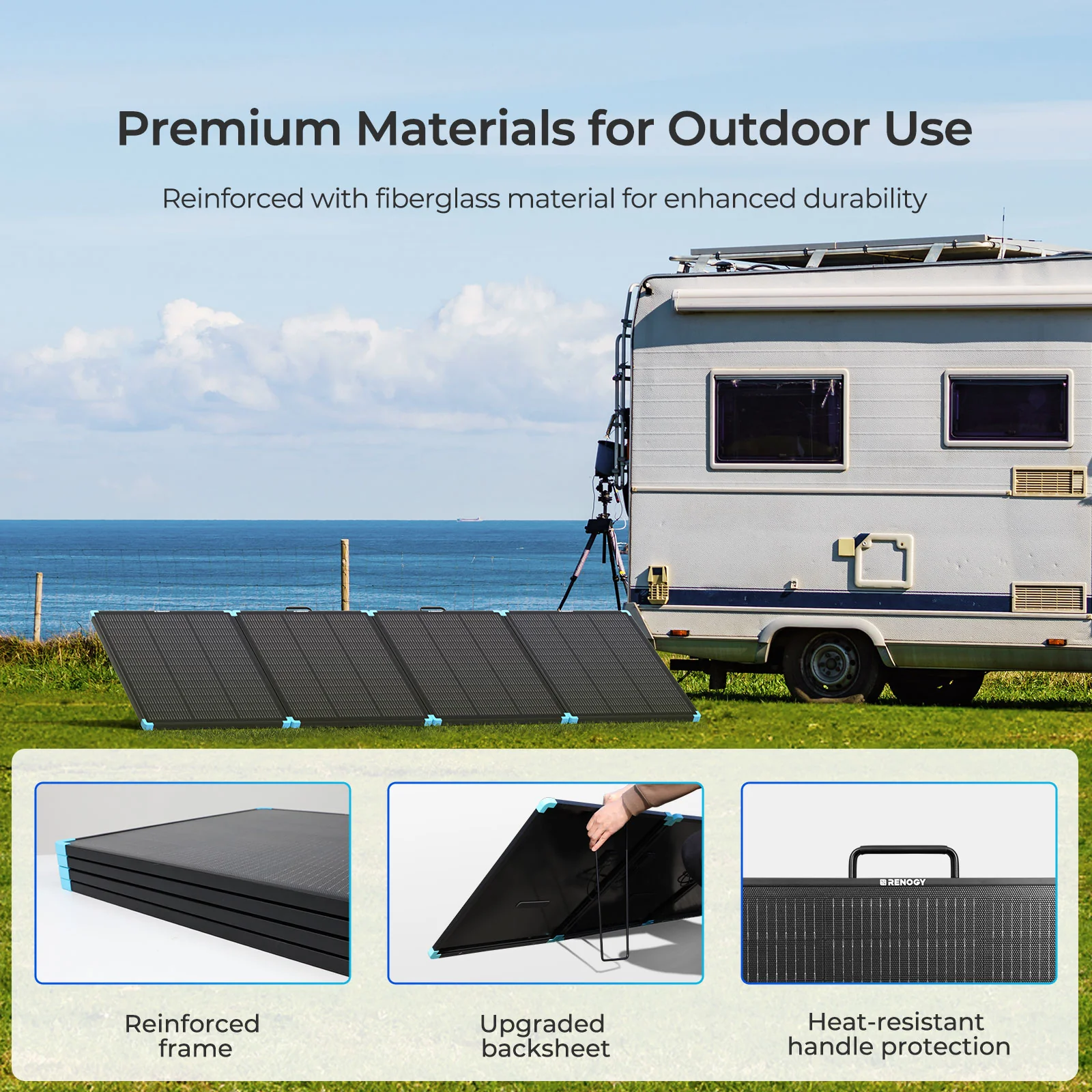 Lightweight Portable Solar Suitcase 400W / 300W / 220W / 100W - Image 5