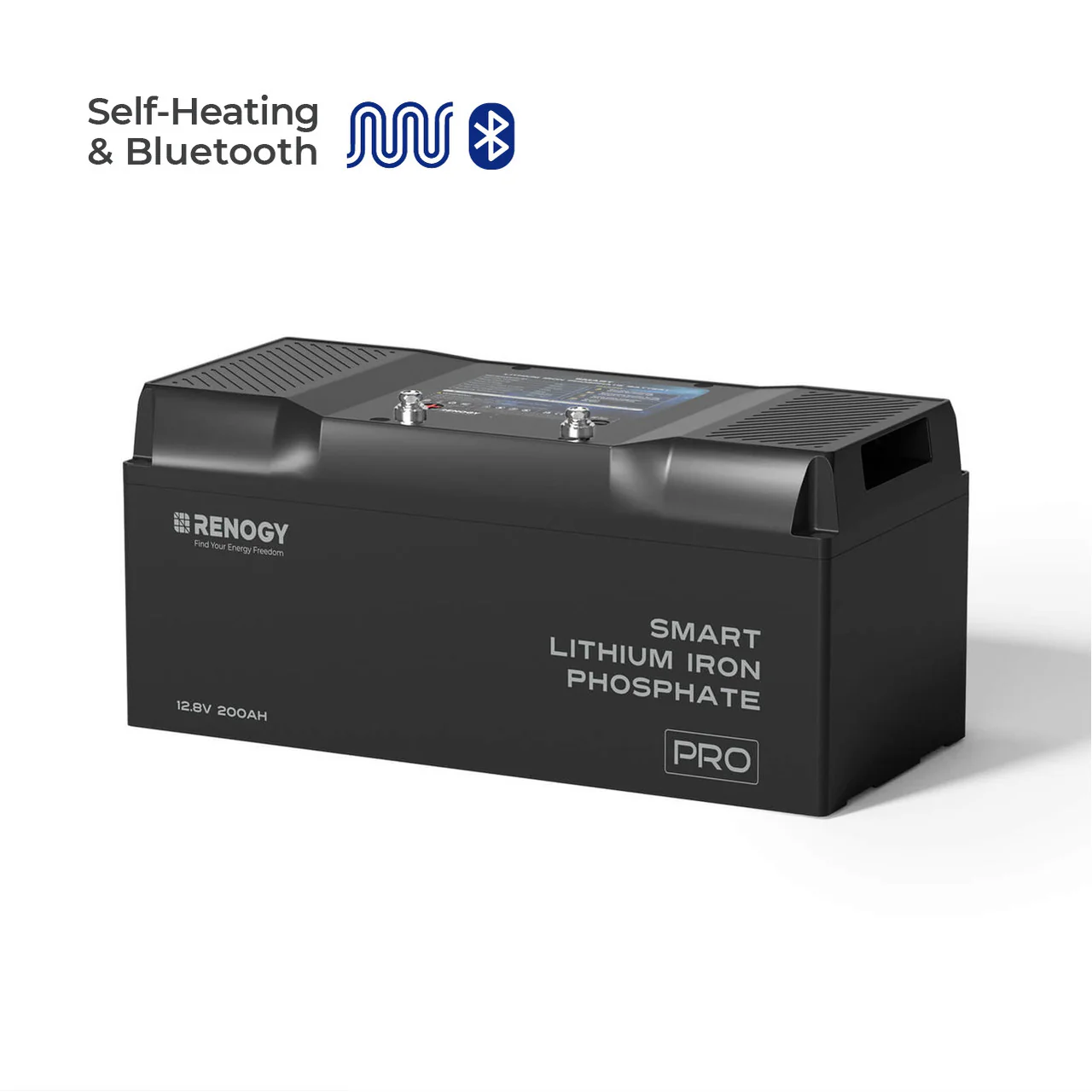 Pro-12V 200Ah Deep Cycle Lithium Iron Phosphate Battery w/Bluetooth & Self-heating Function - Image 13