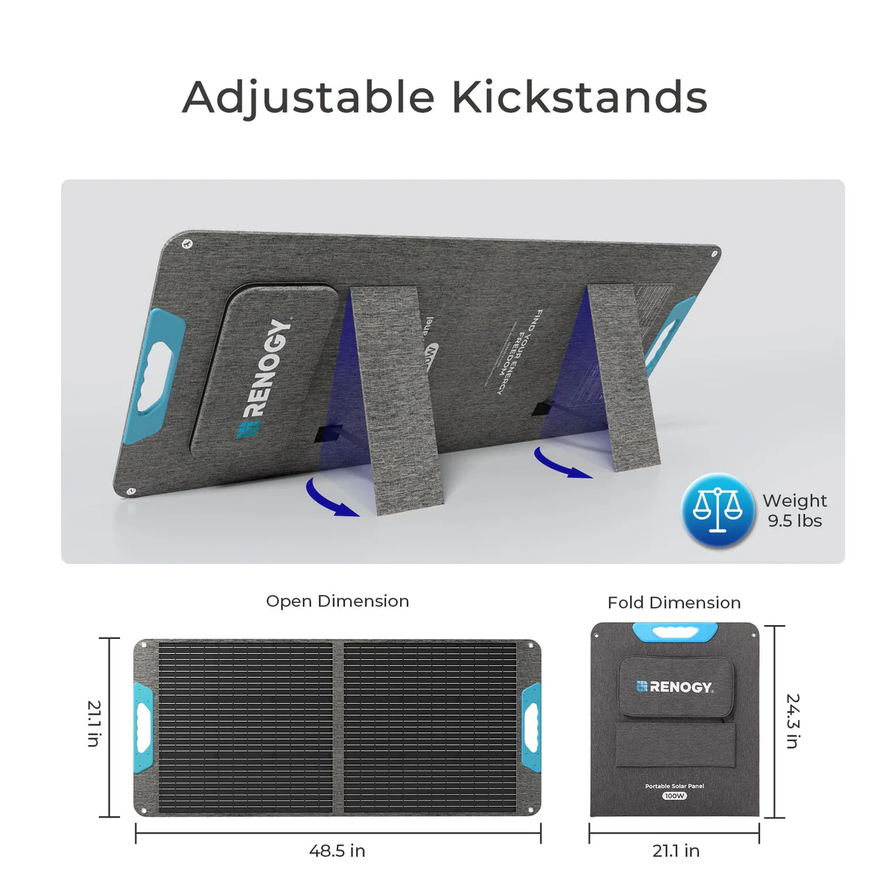 100W Portable Solar Panel - Image 5