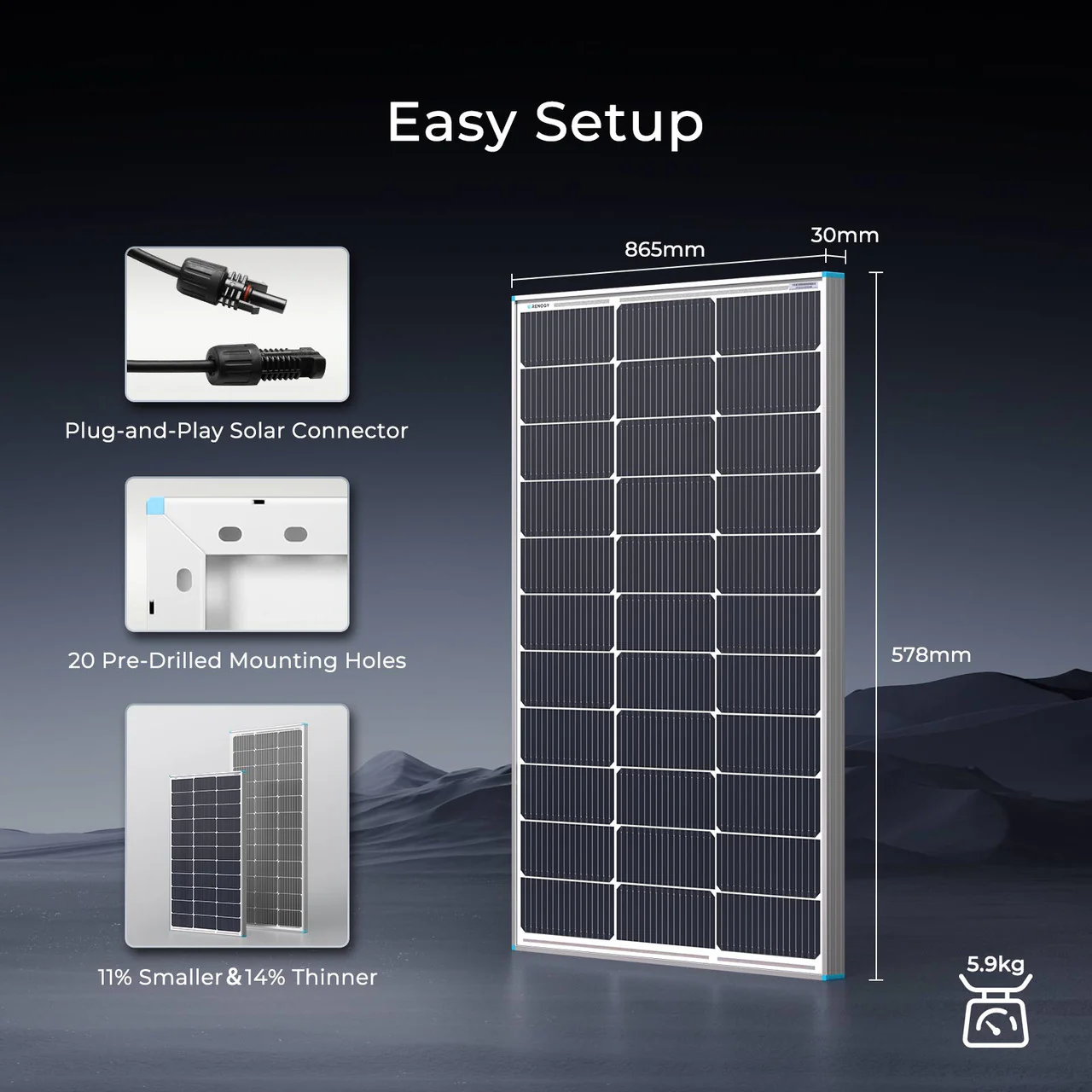 16BB N-Type 100W Solar Panel - Image 6