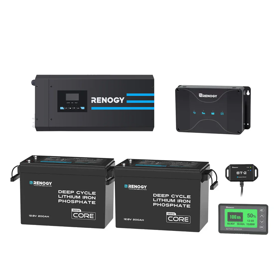 5.12kWh Power System | 200Ah LiFePO4 Batteries, 3000W Inverter - Image 14