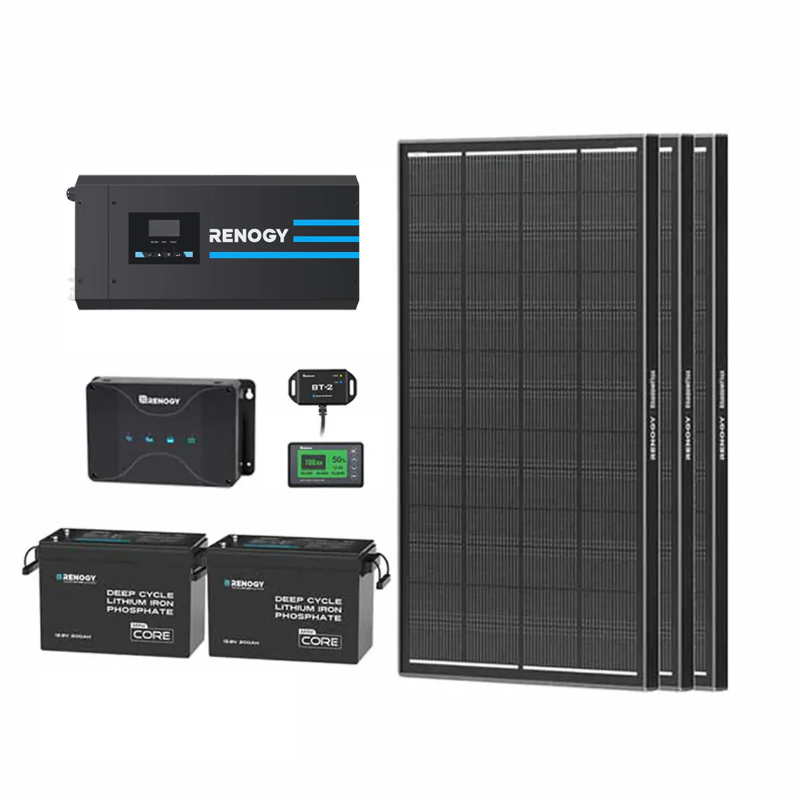 5.12kWh Power System | 200Ah LiFePO4 Batteries, 3000W Inverter - Image 15