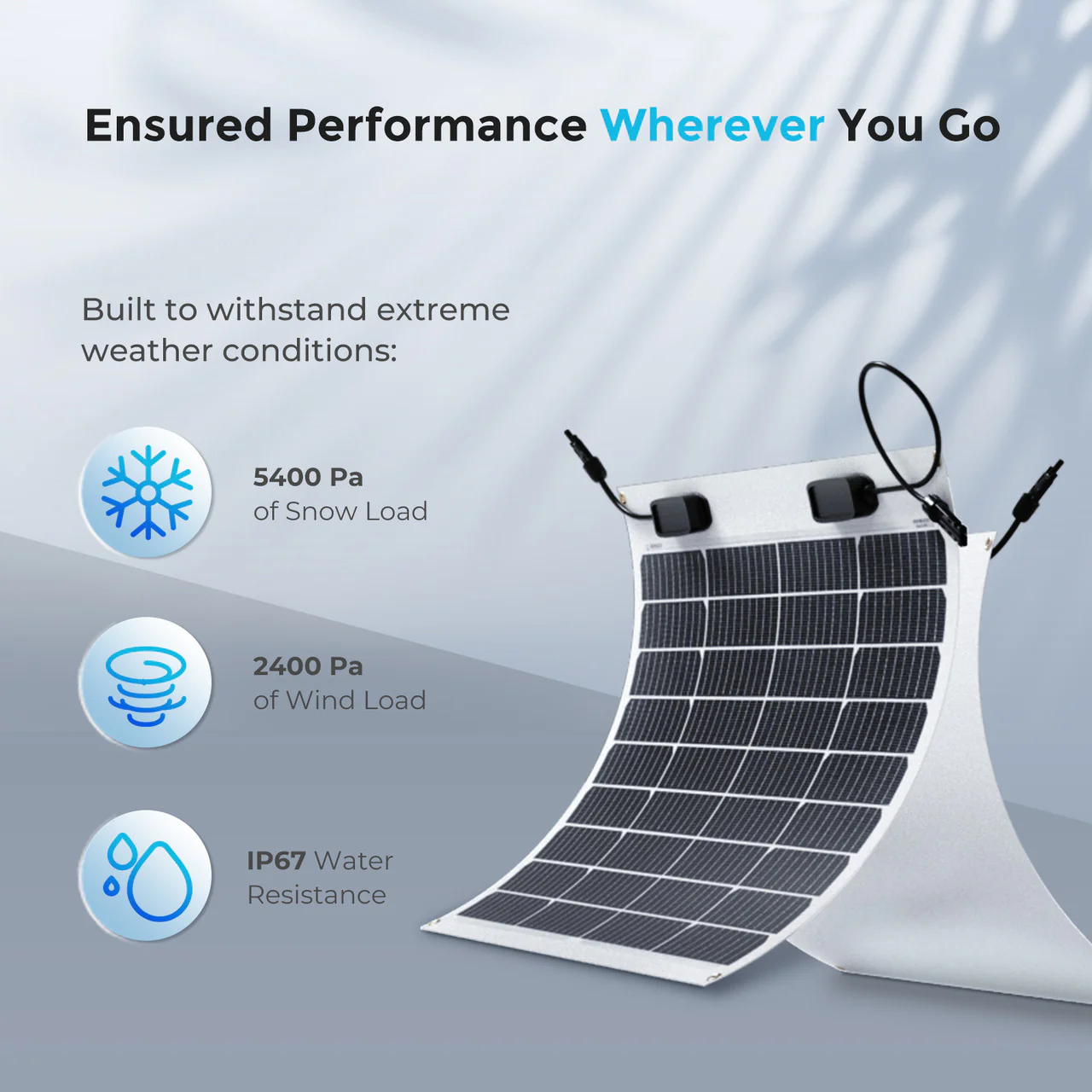 50 Watt 12 Volt Flexible Monocrystalline Solar Panel - Image 4