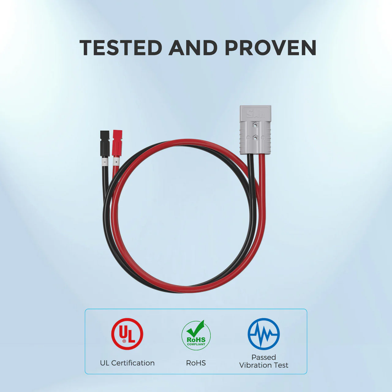 Renogy 5FT 6AWG Anderson Adapter Cable（Anderson PP75 - Anderson SB120） - Image 4