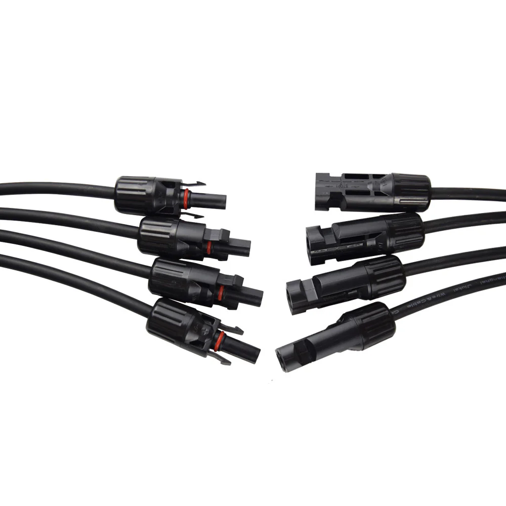4 to 1 Solar Y Branch Connectors MFFFF  + FMMMM Pair - Image 3