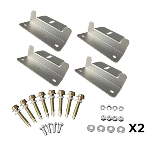 Solar Panel Mounting Z Bracket Set of 4 - Image 7