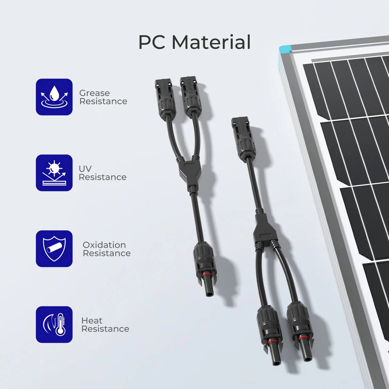 Solar Connectors Y Branch Parallel Adapter Cable - Image 5