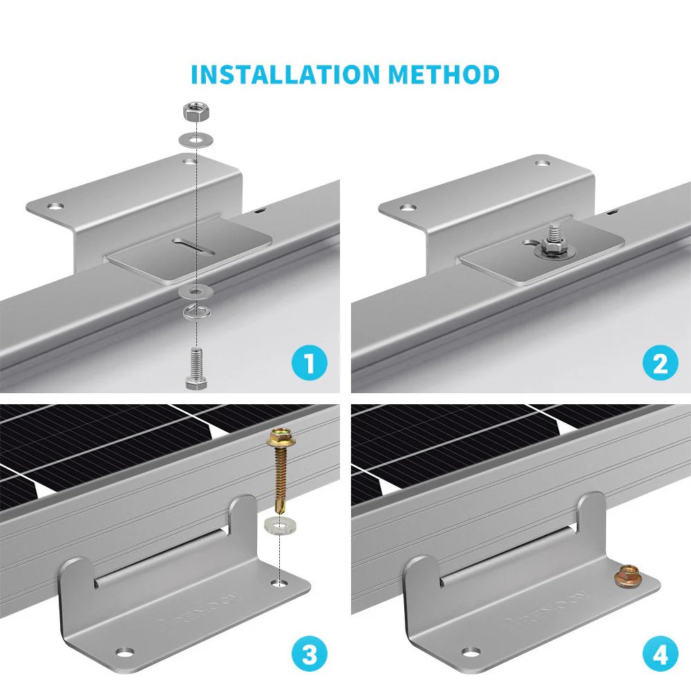 Wiring and Mounting Kit For Three Solar Panels Setup - Image 6
